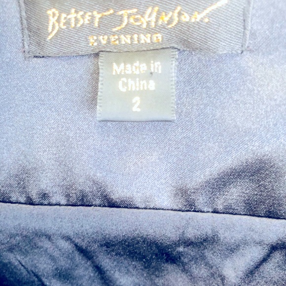 Betsey Johnson black sheer bow evening dress - Picture 4 of 4